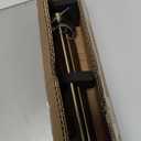 Double Curtain Rods with Aluminum Bouquet Brackets and Finials, Antique Bronze Curtain Rods for Windows 36-72'',1''Front and 5/8''Back Double Drapery Rods for Blackout and Sheer Curtain Panels