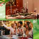 12 Pcs Christmas Tree Taper Candles Xmas Decor 10 Inch Tall Candles Set for Christmas Gift Xmas Dinner Party Table Decoration