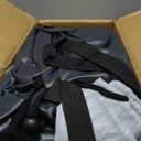 OhGeni Air Mattress Queen with Built in Pump, Blow Up Colchones Inflables Mattress for Guests, Portable Air Mattresses with Carrying Bag, 18" Raised Elevated Air Bed for Camping, Dark Blue (18''(standard Height)black)