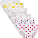 Winging Day Little Girls' Cotton Panties Baby Toddler Soft Underwear Multipack (6, Color #46)