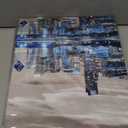 SERIMINO Chicago Skyline Wall Art for Living Room, Modern City Pictures Canvas Wall Decor for Office Bedroom 3 Pieces Set Night Scene Prints Paintings for Home 12"X16"