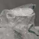 KSSKSS 1.8 Gallons Small White Bathroom Trash Can with Lid, Slim Bathroom Garbage Bin, Removable Liner Bucket, Dog Proof Trash Can with PopUp Lid for Bedroom,Toilet