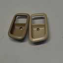 Front Driver & Passenger Interior Door Handle Trim Bezels for Toyota Tundra 2000-2006, Replaces 91343, 69278-0C010-E0, 91342, 69277-0C010-E0,Beige