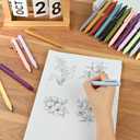 HZDIYAKE Black Gel Pens, Bulk Click Pen, 0.5mm Fine Tip, Smooth Writing, Black Ink Quick-Drying & Leak-Proof. Ideal for School, Office, and Journaling (60-Pack)