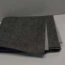 Non-Slip Rug Pad 6' x 9' Felt & Rubber Underlay in Dark Gray, Waterproof & Grippy for Hardwood, Tile, Laminate Floors, Prevents Slipping & Bunching