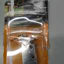 Prime-Line E 2014 Mortise Lock - Adjustable, Spring-Loaded Hook Latch Projection for Sliding Patio Doors Constructed of Wood, Aluminum and Vinyl, 3-11/16 In., 45 Keyway, Round Face (Single Pack)