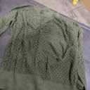 Doshoop Women's Crochet Crewneck Lightweight Hollow Out Long Sleeve Sexy Knit Sweater, 