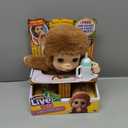 Little Live Pets My Baby Monkey Mango, 50+ Sounds and Reactions, Plush Interactive Monkey Toy Set with Accessories, Interactive Pets for Kids Ages 4+