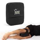 Sleep Gear Knee Zzz Pillow: Doctor-Designed Knee Sleeve & Foam Pillow for Side Sleepers - Compact, Ergonomic Design with Washable Cover for Sciatica & Back Pain Relief (Strap)