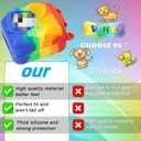 2 x YouKnow Silicone Case for Bitzee Disney Interactive Toy Digital Pet and Case, Protective Skin Sleeve for Bitzee Virtual Electronic Pets Accessories (Case Only) (Colorful)