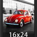 Picrit 16x24 Picture Frame, Photo Frame for Wall Mounting Display, Black