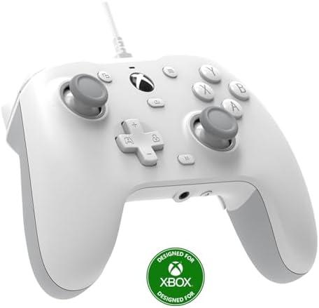 GameSir G7 HE C Wired Xbox Controller,Officially licensed Controller with Hall Effect Joysticks for Xbox Series X|S, Xbox One, Windows 10|11,Xbox Officially licensed Controller (White)