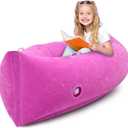 Sensory Chair for Kids, Inflatable Peapod Sensory Chair for Autistic Children, 60 Inch Sensory Pod as a Relaxing Haven for Children with Sensory Needs, Bottom First Inflatable, with Electric Air Pump
