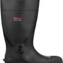 TINGLEY Unisex-Adult Plain Toe Rain Boot (10 Women/8 Men, Black)