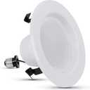 Feit Electric LED 4 Inch Recessed Lighting, 50W Equivalent, Dimmable Retrofit Downlight, E26 Adaptor for Recessed Can Lights, 50,000 Hour Lifetime, 650 Lumens, 2700k Soft White, LEDG2R4/927CA