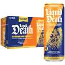 Liquid Death Sparkling Energy - Orange Horror (Orange and Cream), Zero Sugar Energy Drink, Unextreme Caffeine 100mg, Essential Vitamins, 12 Fl Oz (Pack of 12)