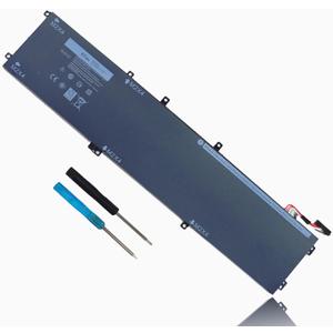97WH 6GTPY Laptop Battery for Dell XPS 15 9560 9570 9550 7590 Precision 5520 5530 Vostro 7500 5XJ28 i7-7700HQ 5D91C GPM03 4GVGH 1P6KD