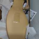 Greatonu Women's Low Block Heeled Dress Pumps Closed Round Toe Cross Strap Wedding Bridal Party Office Shoes 2.5 Inch, Size 9