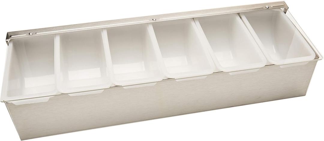Winco 6 Comp Condiment Dispenser