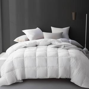 Hotel Grand White Goose Feather And Down Fiber Comforter Kin