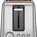 Chefman 2 Slice Toaster, 7 Shade Settings, Removable Crumb Tray, Thick Bread and Bagel Toaster with Defrost and Cancel Buttons Black