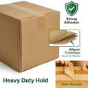 Ultra Strong Kraft Paper Packing Tape, Heavy Duty Brown Packing Tape for Box & Carton Sealing Packaging Shipping Moving & Masking, Eco Friendly Biodegradable Painters Tape, 2 Inch x 44 Yard
