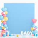 Square Arch Stand Cover 6.6 FT x 6.6 FT Wedding Arch Cover Baby Blue Arch Covers Stretchy Backdrop Spandex Arch Cover for Square Frame Backdrop for Birthday Party Arbor Balloon Decor