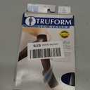 Truform Sheer Compression Stockings, 15-20 mmHg, Women's Knee High Length, Open Toe, 20 Denier, Purple, Large