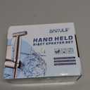 BRITULIF Handheld Bidet Sprayer for Toilet, Jet Sprayer for Toilet Muslim Shower, Adjustable Cloth Diaper Sprayer Bidets Attachment for Toilet, Toilet Bidet Sprayer with Bidet Hose for Feminine Wash (1 SET, Brushed Nickel)