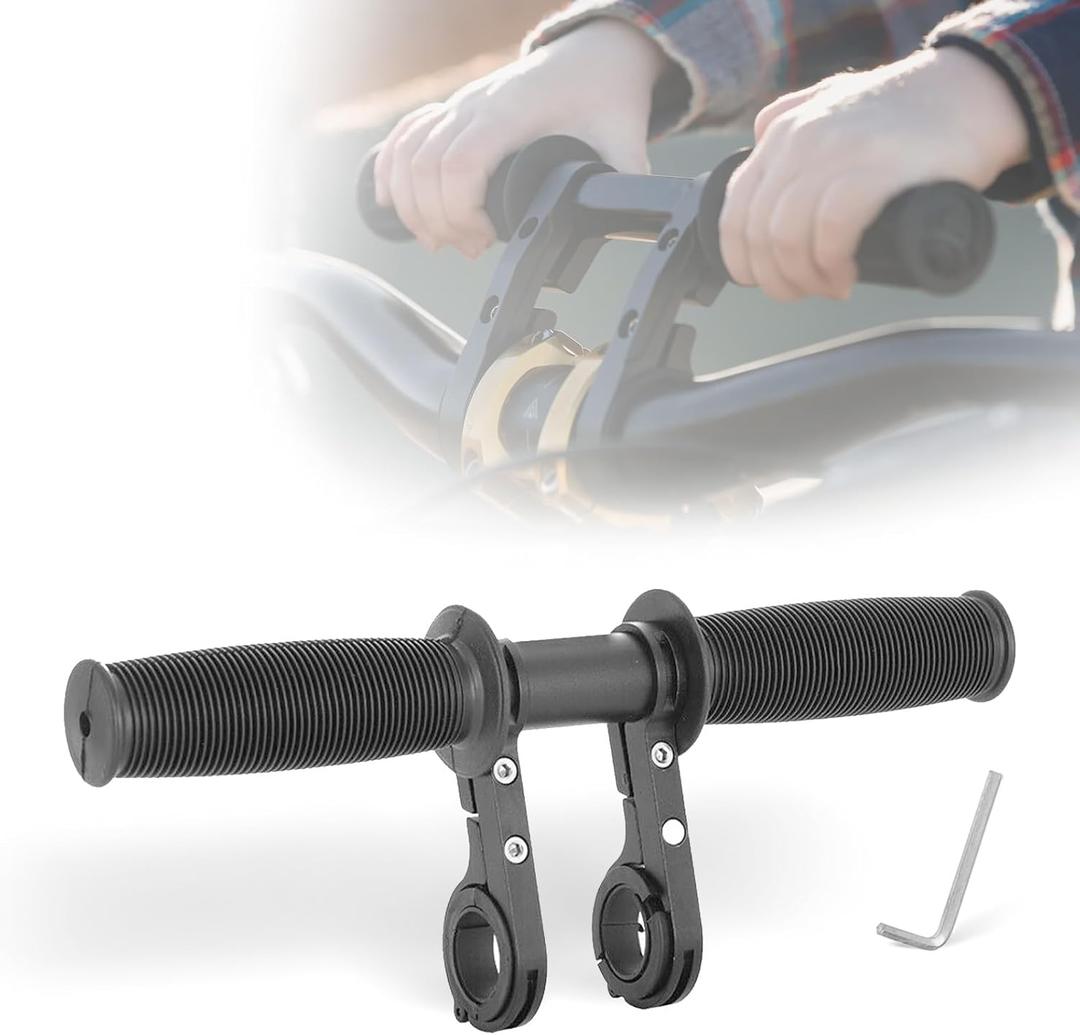 HANEVEAR Kids Bike Handlebars Extender, 2 in 1 Child Bike Handlebar & Bicycle Handlebar Extension, 11.8" MTB Bracket Accessories for Mountain Bike BMX Cycling, Fit 25-32mm Bars Caliber