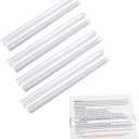 4PCS Mahjong Magnified Line Finder, Magnifier Reader with Guiding Line Perfect for Magnifying Mahjong Rule Card, Mahjong Players, Mahjong Accessories (Blue Line)