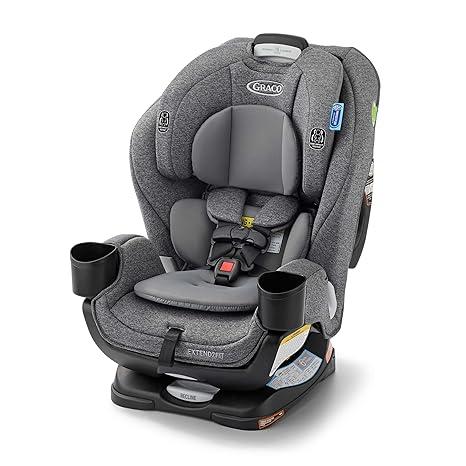 Graco Extend2Fit 3-in-1 Convertible Car Seat, 3 Modes – Rear Facing, Forward Facing Baby Car Seat and Highback Booster Seat, Adjustable Extension Panel for Extra Legroom, Cullen, Manufacturing Date: 03/16/2026