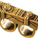 A&C Hero Sling Ring Props Magic Power Ring Cosplay for Halloween Gifts Accessories(Gold)
