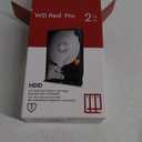 Western Digital 2TB WD Red Pro NAS Internal Hard Drive HDD - 7200 RPM, SATA 6 Gb/s, CMR, 64 MB Cache, 3.5" - WD2002FFSX