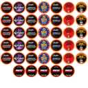 Best of the Best Pods, Variety Pack for Keurig K Cup Brewers, - Strong and Regular Coffee Lovers, Great Gift - 5 Cups of Each, High Caffeine Coffee, 40 Count