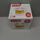 Dash Electric Dual Citrus Juicer - White: Lemon & Fruit Juicer, Multiple Cone Heads, Auto-Reversing, Dishwasher-Safe Parts