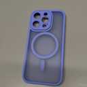 CANSHN Magnetic Compatible with iPhone 16 Pro Case, Upgraded [Full Camera Protection] [Compatible with Magsafe] [Translucent Matte] Shockproof Protective Phone Cover 6.3 Inch - Ultramarine