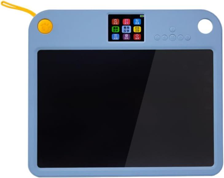 Multifunctional LCD Writing Tablet for 49 Kids DualScreen Pad（9 Learning Themes） Charging Erasable Board with Extra Stylus Lock Switch,Educational Learning Toys Birthday Gifts for Girls Boys (Blue)