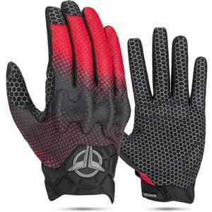 Cycling Gloves for Men/Women- Touch Screen Biking Gloves - Road Mountain Bike Bicycle Motorcycle Gloves for Fitness Cycling Training Outdoor Sports (Small, Black Red)