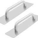 BTMB Stainess Steel Door Handle Pull Plate Commercial Door Handle,Pack of 2 (299x80mm/11.77''x3.15'')