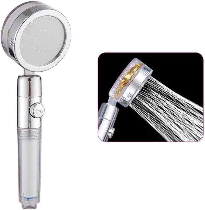 Grafken High-Pressure Turbo Shower Head, Filter Pressurized Shower Head with Fan Turbocharged Hand-held Nozzle Anti-Fall Thickening Shower Shower Head Rain Water Grafken High-Pressure Turbo Shower Head, Filter Pressurized Shower Head with Fan Turbocharged Hand-held Nozzle Anti-Fall Thickening Shower Shower Head Rain Water