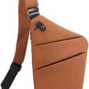 Crossbody Travel Bags for Women, Anti Theft Proof Safe Slim Sling Travel Purses, Personal Flex Shoulder Bag for Men Women