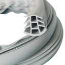 Flexible EPDM Rubber Strip (1'' Wide, 25 Ft Long) for Concrete Crack Repair Replacement - Weather Aging Resistance Upgrading Expansion Joint Filler