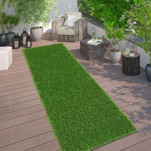 Bsmathom Artificial Grass Rug Indoor Outdoor Rug, Synthetic Artificial Grass Turf 3x10FT, Fake Grass Turf Rug Artificial Grass Outdoor Rug for Balcony Garden Lawn Landscape, 3x10Ft