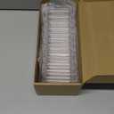 12 Pcs 2.75" Press On Nail Storage Box Container False Nail Organizer Acrylic Display Case Packaging Box with Adhesive Double Sided Tape for Nail Art (Not Included Press On Nail)