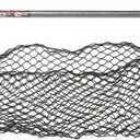 KEEPER Ratcheting Cargo Bar - Rubber, Black/Silver, Adjustable from 40"-70" - Comes with 60 x 24 Storage Net (5060), For Truck