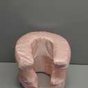 Face Pillow for Wrinkles, Anti Wrinkle Pillow with Cooling Silk Pillowcase, Beauty Pillow for Sleeping Face Down and Back Sleeping (Pink)