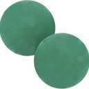 FERVORSOFT Floral Foam Balls, 2 Pcs 3.54'' Flower Foam Sphere for Floral Arrangements, Wedding & Home Decor, Wet & Dry Green Plant Foam for Fresh & Artificial Flowers