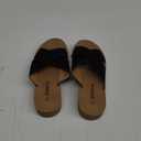 Soda LUCY ~ Women Open Toe Flatform Platform Crisscross Band Upper Fashion Slide Sandals Black 6