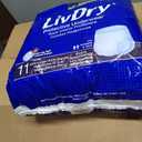 LivDry Adult Incontinence Underwear, Extra Absorbency Adult Diapers, Leak Protection (XXX-Large (11 Count))